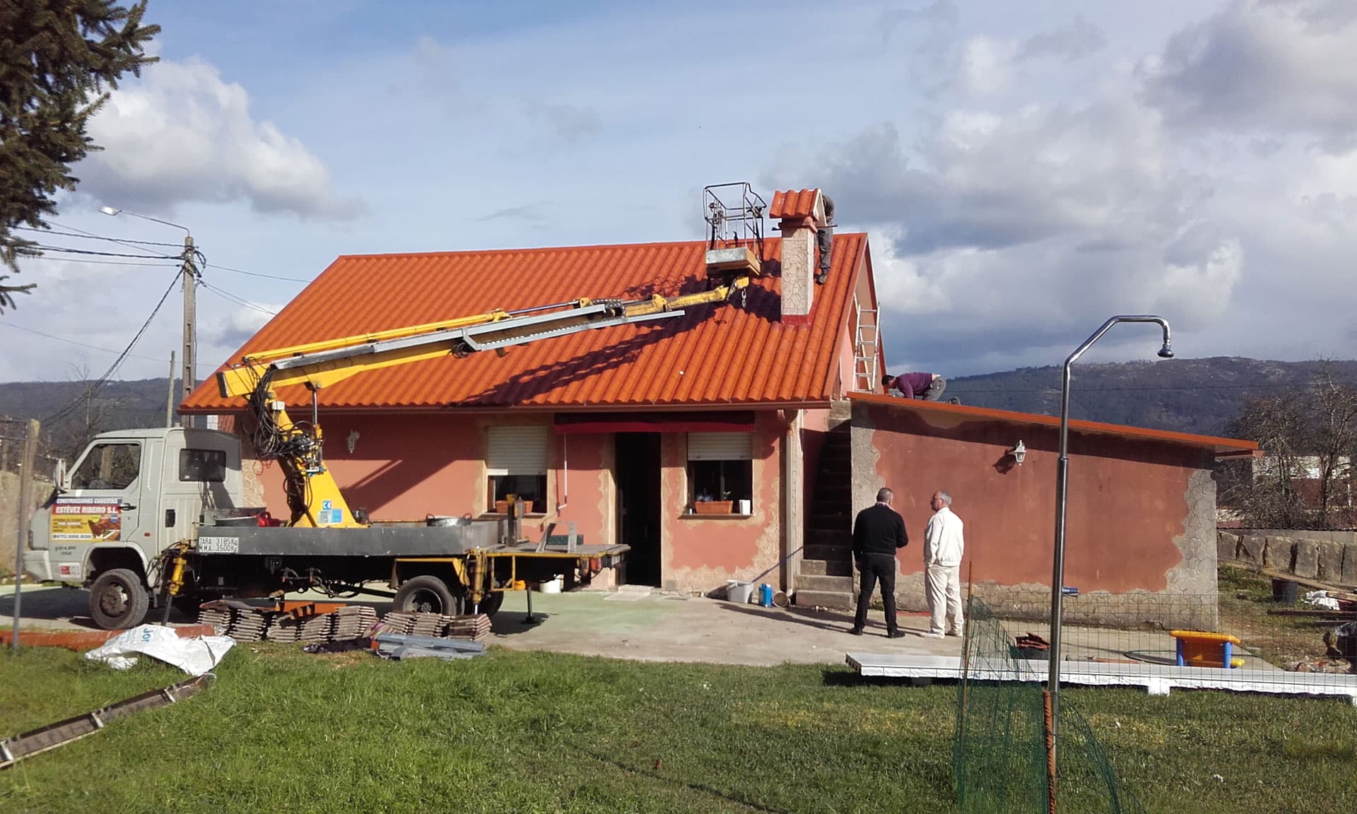 Cubiertas tejados en Ponteareas