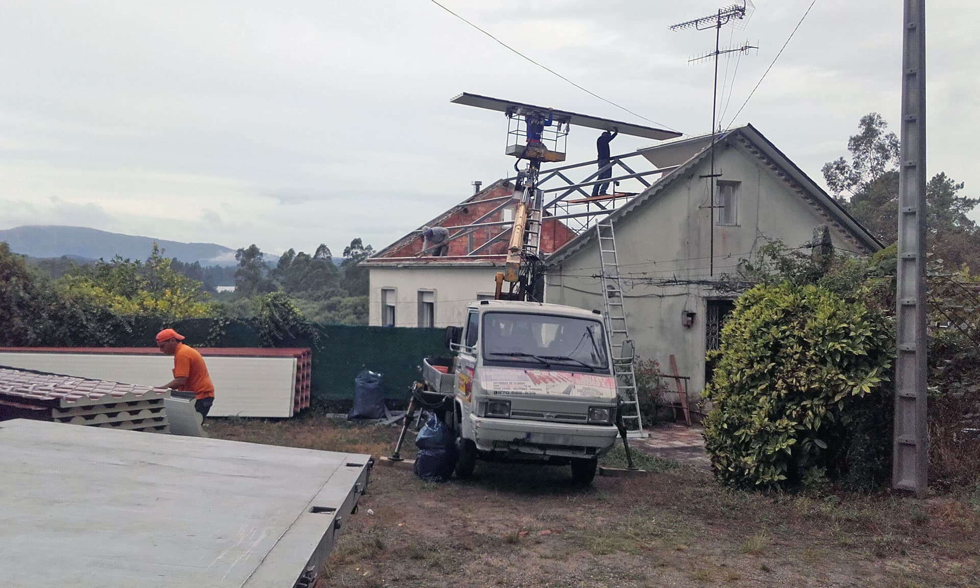 Cubiertas tejados en Ponteareas